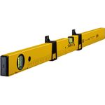 STABILA Wasserwaage Type 70 MAS, 80 cm, leichtes Alu-Profil, 2 Markierschieber, 2 metrische Skalen, 1 Horizontal-Libelle, 1 Vertikal-Libelle, Made in Germany