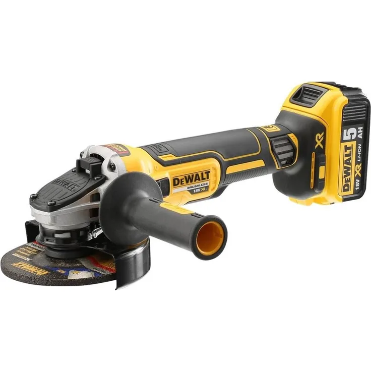 Dewalt DCG405P2-QW Akku-Winkelschl. 125 mm, 18 V - 5,0 Ah, 1000 W Winkelschleifer 125 mm Akku