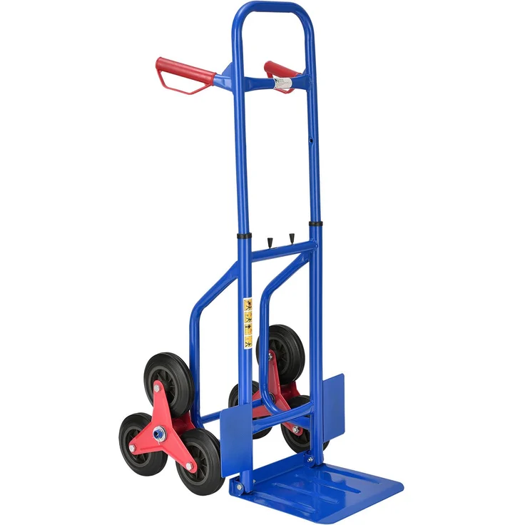 Juskys Treppensackkarre klappbar | 100 kg belastbar | Hartgummireifen | Kunststoff Griffe | Stahl – Bild 7