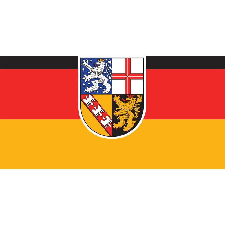 Flagge Saarland 110 g/m² ca. 120 x 200 cm