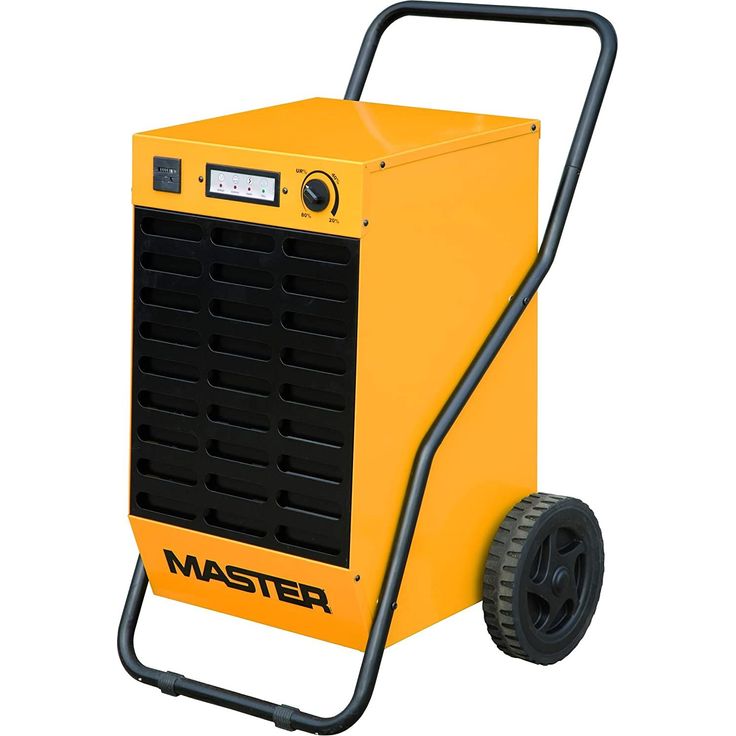 Master DH 92 Profi Bautrockner, Entfeuchtungsleistung bis 80 Liter pro Tag, Luftentfeuchter, Klimagerät, Ventilator
