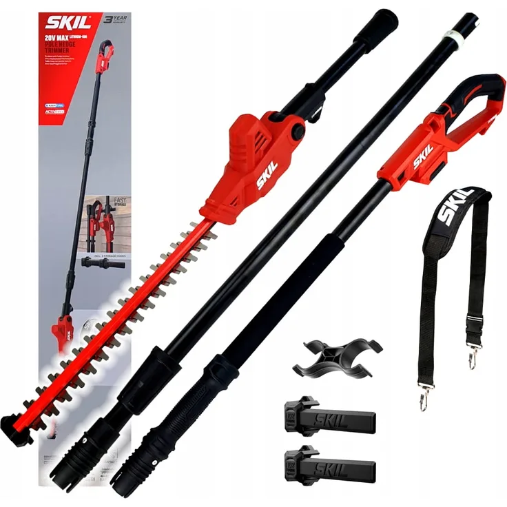 SKIL 0640 CA Akku-Hochheckentrimmer Teleskop Heckenschere 20V (ohne Akku) 3m