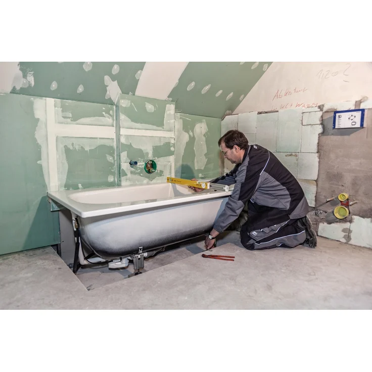 STABILA Teleskop-Wasserwaage Type 80 T, 63–105 cm, Alu-Profil mit Teleskopsystem, 1 Horizontal-Libelle, 1 Vertikal-Libelle, integrierte Rutsch-Stopper, Made in Germany – Bild 13