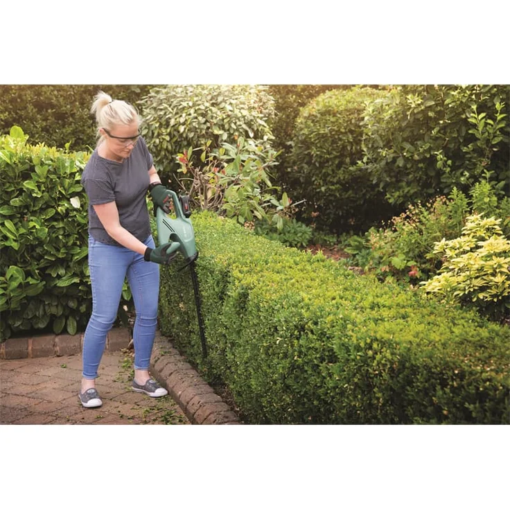 Bosch Akku Heckenschere EasyHedgeCut 18-45 (1 Akku, 18 Volt System, im Karton), 45 cm Schnittlänge – Bild 3