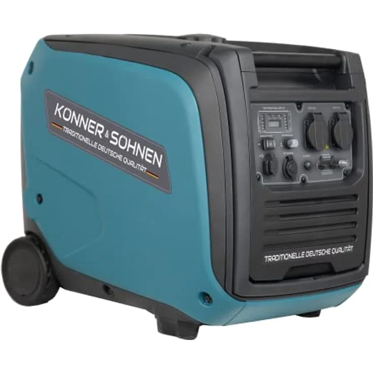 Könner&söhnen - KS 4000iE S Invertergenerator. Schalldichtes Gehäuse (68 dB Lpa 7 m). Höchstleistung 4000 W, 2x16 A (230 V), 2 USB-Anschlüsse, – Bild 2