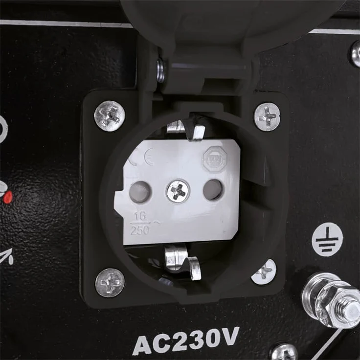 Scheppach Inverter Benzin Stromerzeuger SG1600i | 1020W Leistung | 1x 230V Steckdose | Seilzugstart | Stromgenerator | Invertertechnik für sensible Elektronik | kompakt & leicht mit Tragegriff – Bild 5