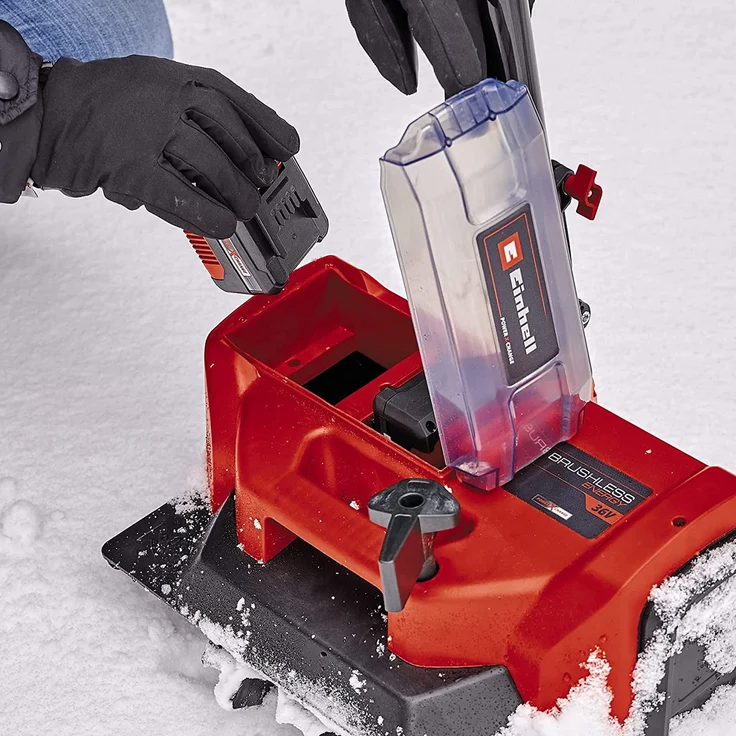 Einhell GE-ST 36-40 Akku-Schneefräse 18 V Li E Power X-Change, ohne Akku und Ladegerät, Arbeitsbreite 40 cm, max. Schneehöhe 20 cm Elektrostart – Bild 5