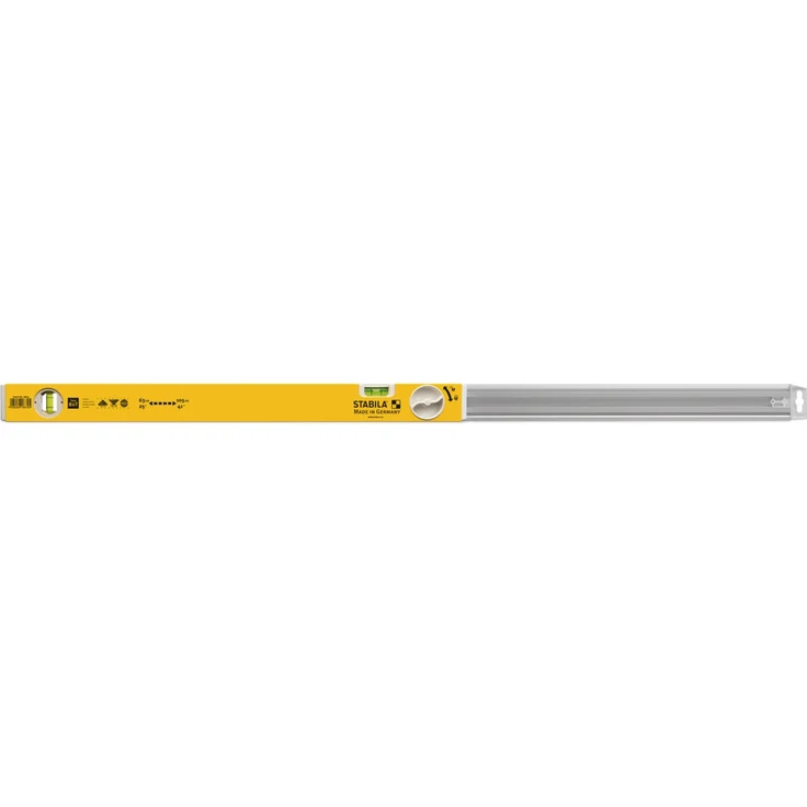 STABILA Teleskop-Wasserwaage Type 80 T, 63–105 cm, Alu-Profil mit Teleskopsystem, 1 Horizontal-Libelle, 1 Vertikal-Libelle, integrierte Rutsch-Stopper, Made in Germany – Bild 3