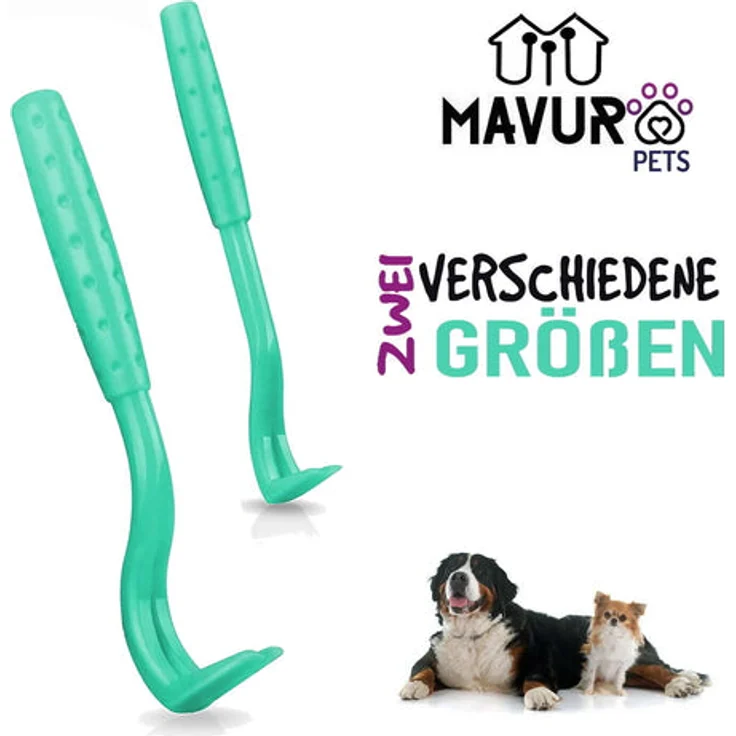 MPETS Zeckenzange Hunde Katze Zeckenpinzette Zeckenentferner Zeckenhaken Set - Preisvergleich – Bild 1