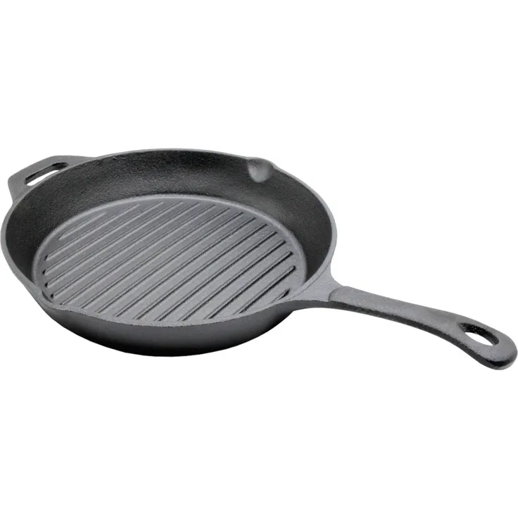 SANTOS Grillpfanne aus Gusseisen, Ø 29,5 cm