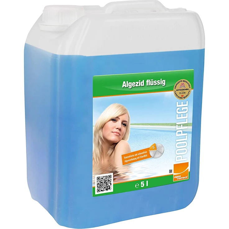 Steinbach Poolpflege Algezid 5 L, Algenverhütung, – Bild 1