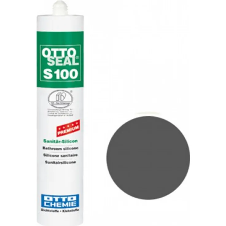 OTTOSEAL  S100 Premium-Sanitär-Silicon 300 ml - Farbauswahl Anthrazit C67
