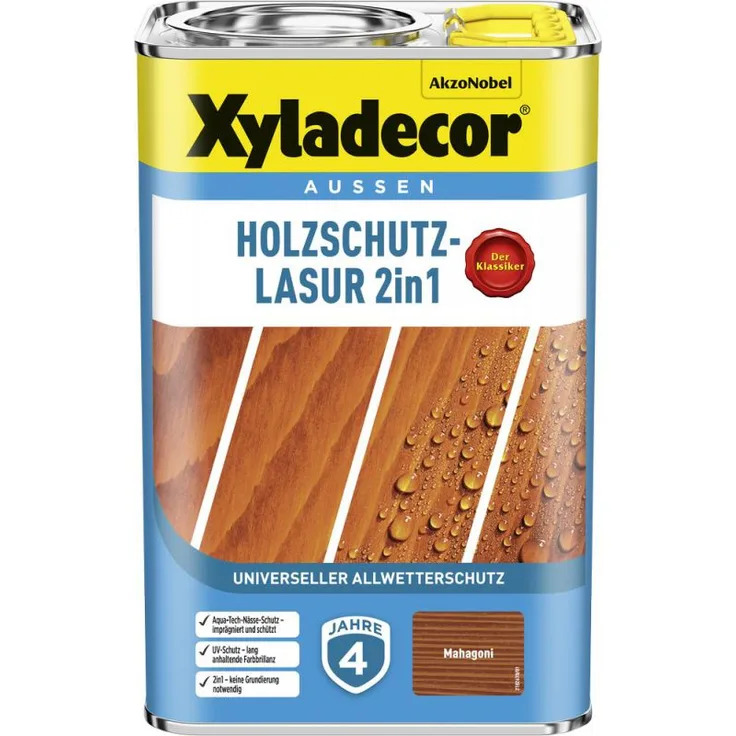 XYLADECOR Holzschutzlasur 2in1 Mahagoni 4L - 5614867