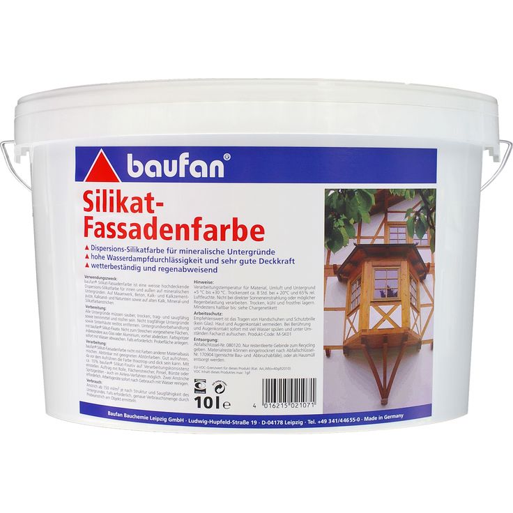 Baufan Silikatfassadenfarbe 10,0 L