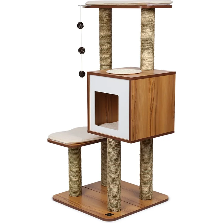 Vesper Kratzbaum V-High Base walnuss – Bild 1
