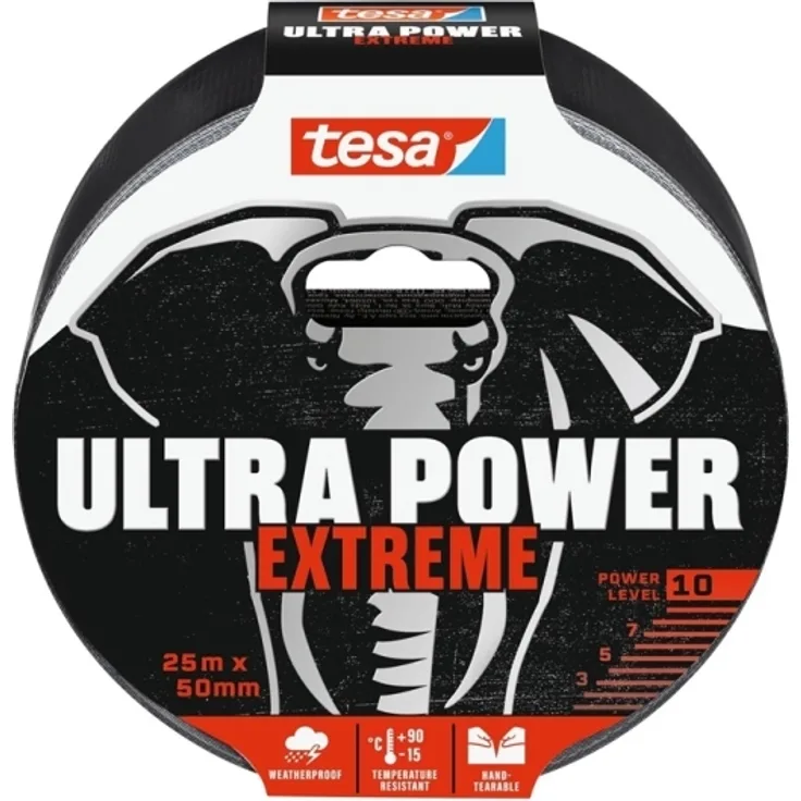 Tesa ULTRA POWER EXTREME 56623-00000-00 Reparaturband Schwarz (L x B) 25m x 50mm 1St. - Preisvergleich