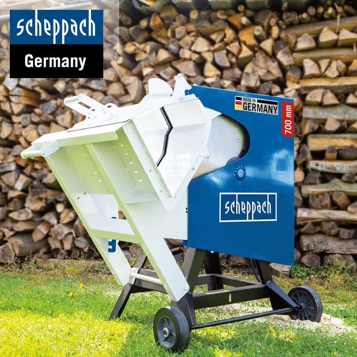 Scheppach Wippkreissäge HS720 Brennholzsäge Wippsäge | MADE IN GERMANY | 400V mit 4500W Leistung | Sägeblatt Ø 700mm | Schnitthöhe 60-240mm | max. Scheitholz 370 x 240 mm | Wendeschnitt max. 250 mm – Bild 5