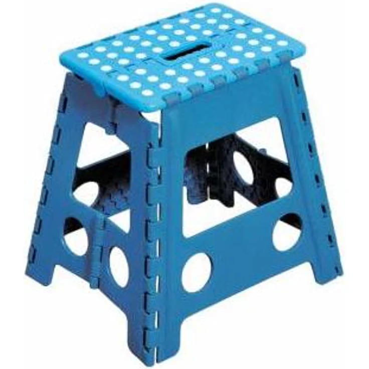 Kesper Haushaltsleiter, Klapptritt, faltbar, farblich sortiert: in blau und schwarz, Maße: ca. 31 x 22 x 39 cm, 1 Stück – Bild 2