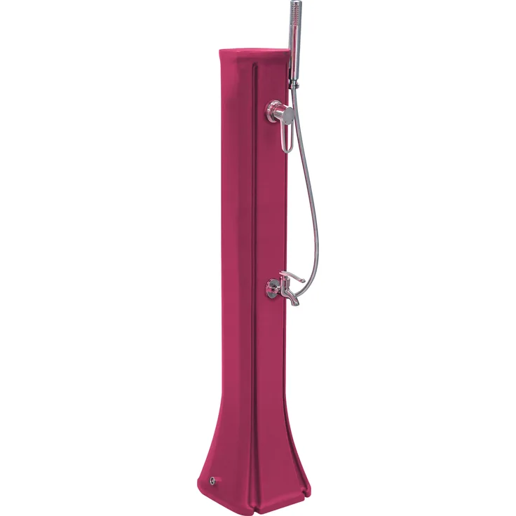 Poolstar Solardusche Formidra Happy Go 23L, inkl. Fußspülung, rosa