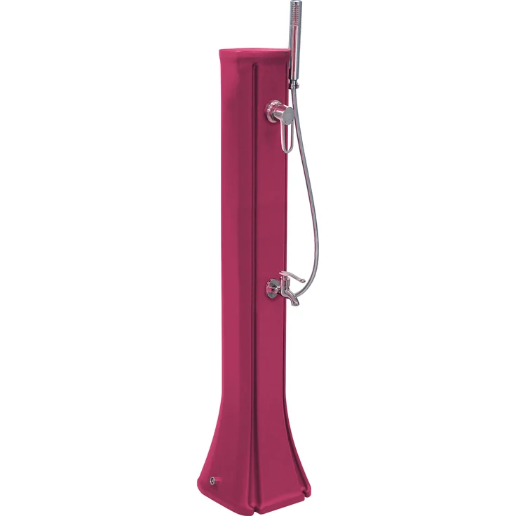 Poolstar Solardusche Formidra Happy Go 23L, inkl. Fußspülung, rosa