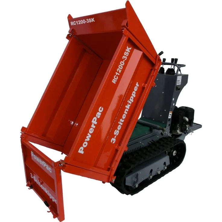 PowerPac Dumper Typ RC1200-3SK Dreiseitenkipper Benzin – Bild 2