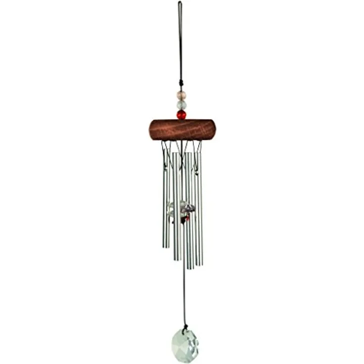 Art Bizniz windspiel Gem Tunes 27 cm Stahl-Holz rot 3-teilig