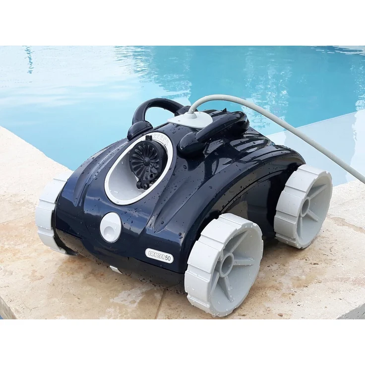 KWAD Poolroboter Xeox Base, für Pools bis 24 m² Fläche 24 V, 16 m³/h Filterleistung, 14 m Kabellänge, 31 cm Arbeitsbreite, 15 m/min, 2 h Laufzeit – Bild 6