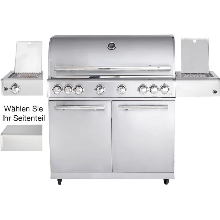 Allgrill Top-Line Modular CHEF XL Gasgrill 6 Brenner/Seitenkocher/Backburner Grundmodell Grill Chef XL – Bild 5
