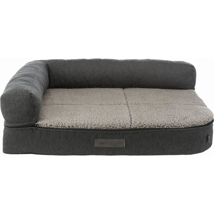 Vital Sofa Bendson, eckig, 100x80 cm, dunkelgrau/hellgrau