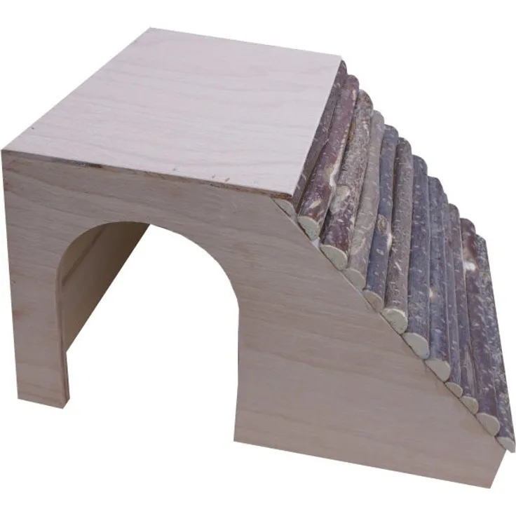 Ollesch Haselnusshaus für Meerschweinchen 33x18,5x19,5 cm