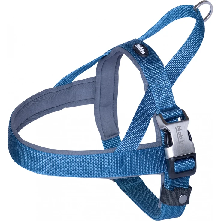 Nobby Norwegergeschirr Classic Preno Royal Bauch: 50-64 cm, Brust: 42 cm, Breite: 25/35 mm, blau – Bild 1