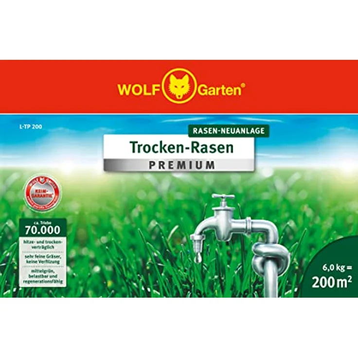 Wolf Garten Trockenrasen Premium L-TP 200 - Preisvergleich – Bild 4