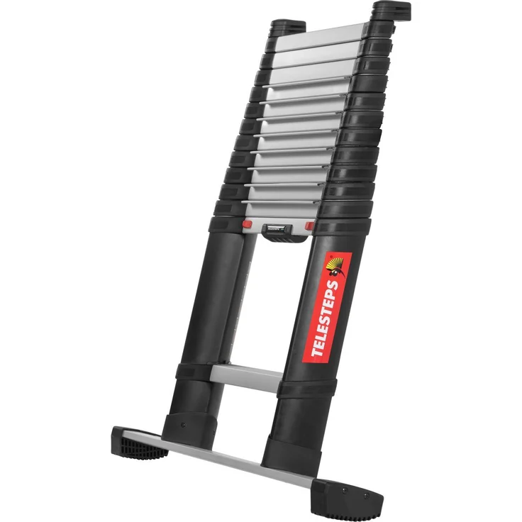 Telesteps Teleskop-Anlegeleiter PrimeLine 4,10 m mit Stabilisator – Bild 1