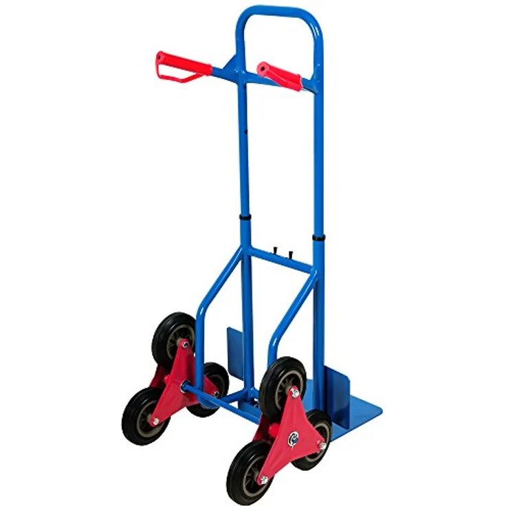 Deuba Treppenkarre klappbar bis 200kg Hartgummireifen Haltegriffe Sackkarre Transportkarre Stapelkarre Wagen - Preisvergleich – Bild 6