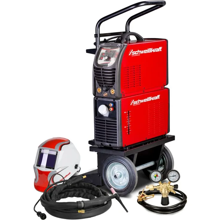 Schweißkraft Tragbarer WIG AC/DC Inverter CRAFT-TIG 201 AC/DC P PULSE Set 2