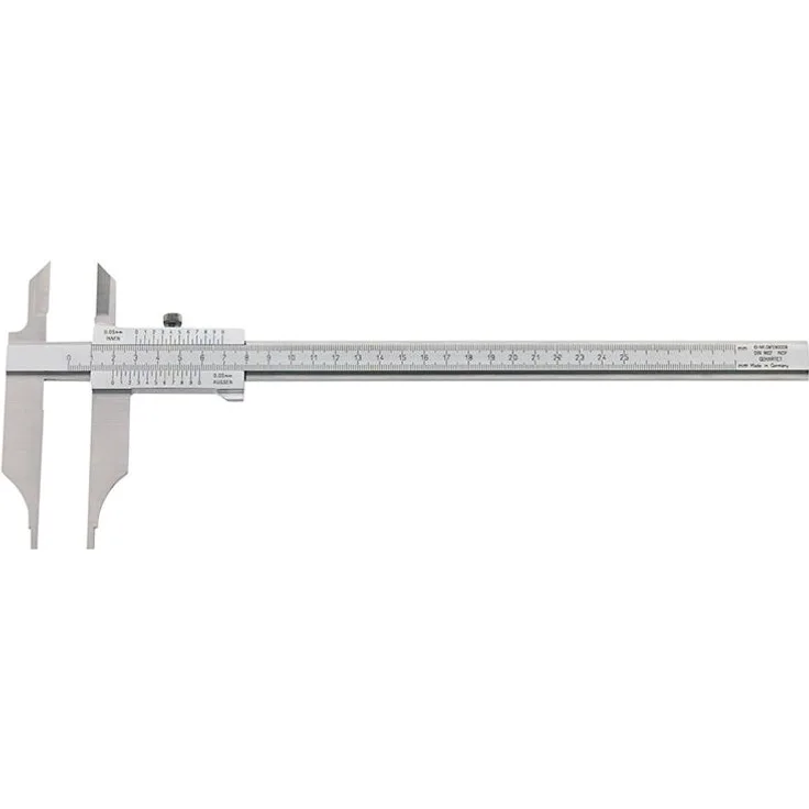 Werkstattmessschieber parallaxfrei mit Spitzen 500x150mm FORMAT