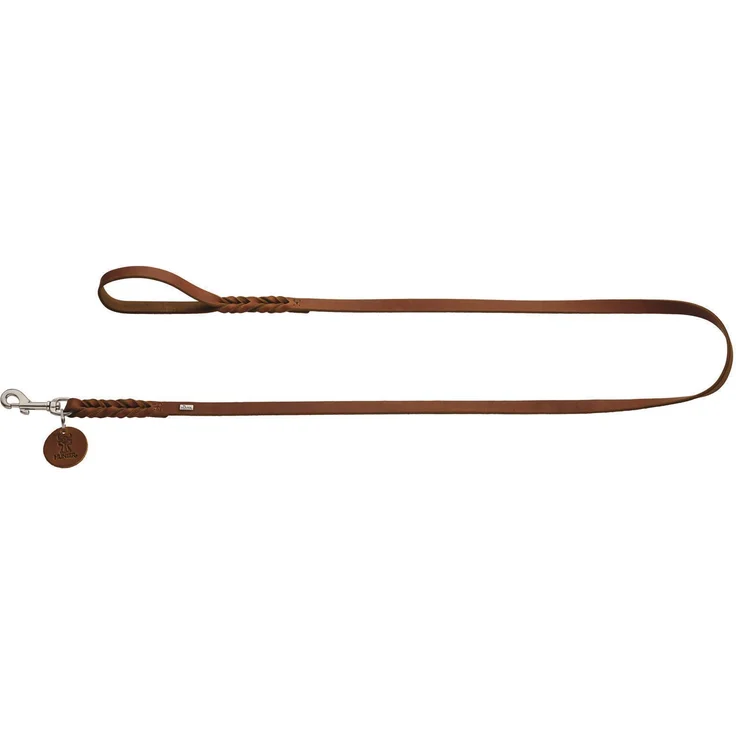 Hunter Hunde-Leine Solid Education cognac 16-100 – Bild 1