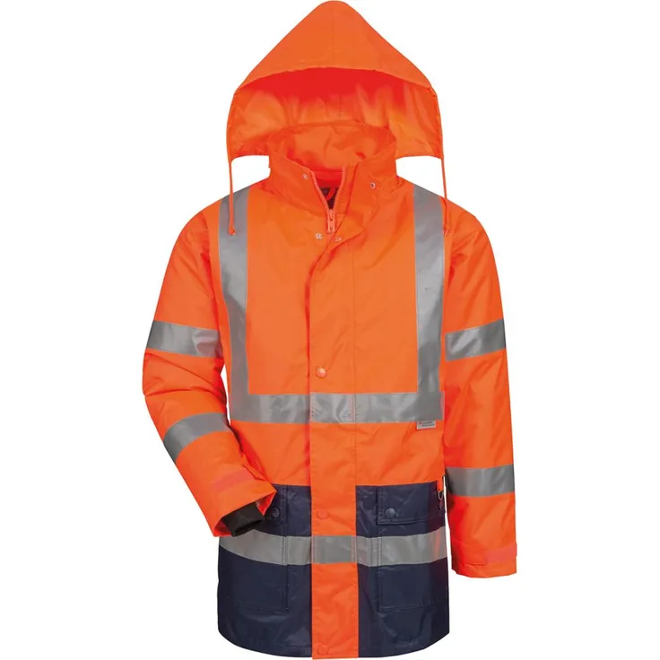 Warnparka, Gr. XXL orange/blau
