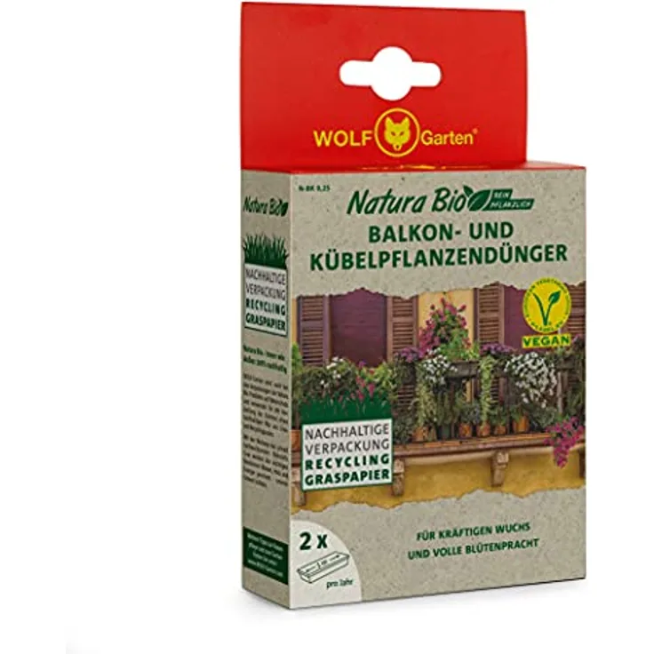 Wolf Garten Natura Bio Balkon- und Kübelpflanzendünger N-BK 0,25