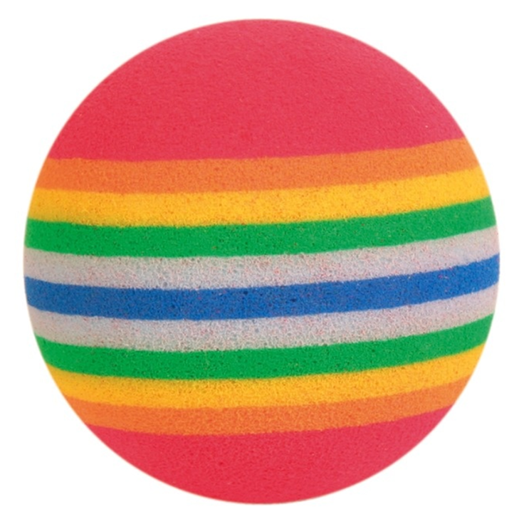 Trixie Set mit 4 Rainbow-Bällen ø 3,5 cm