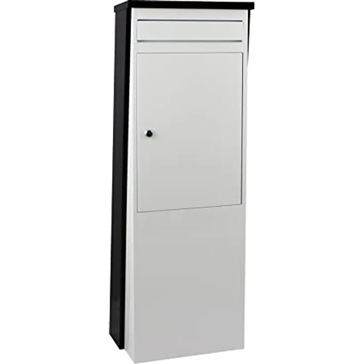 Standbriefkasten groß Safepost Eurotrend No.1 schwarz-weiß
