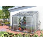 Vitavia Anlehn-Gewächshaus "Ida 5200", aluminium eloxiert, 5,2 m²,4 mm HKP