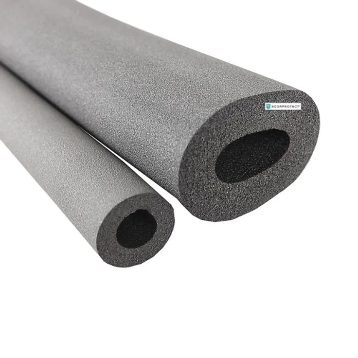 Scorprotect ® Kautschuk Rohrisolierung 2m Stange Heizung und Sanitär hochflexibel GRAU : 42 mm Rohr x 24,0 mm Isolierstärke