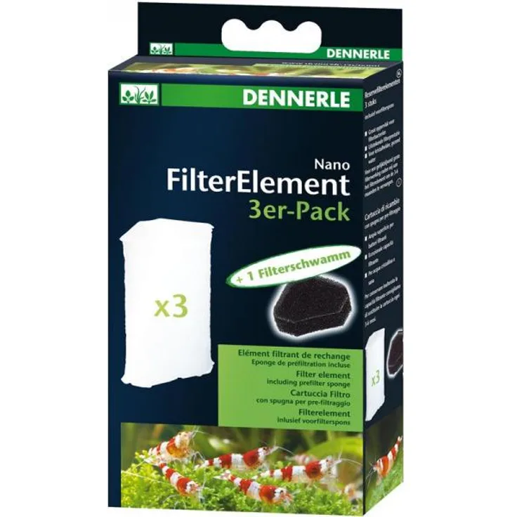 Dennerle Nano Eckfilter Ersatzkartusche 3er