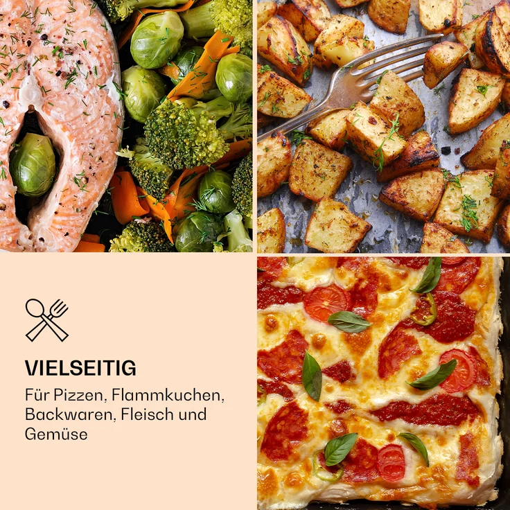 Diavolo Pizza-Pelletofen inkl. Pizzastein Thermometer Edelstahl Schwarz – Bild 7