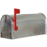 Caramel MEDIA Standbriefkasten »US Mailbox, amerikanischer Briefkasten mit rotem Wimpel incl. Haltestange« - Preisvergleich