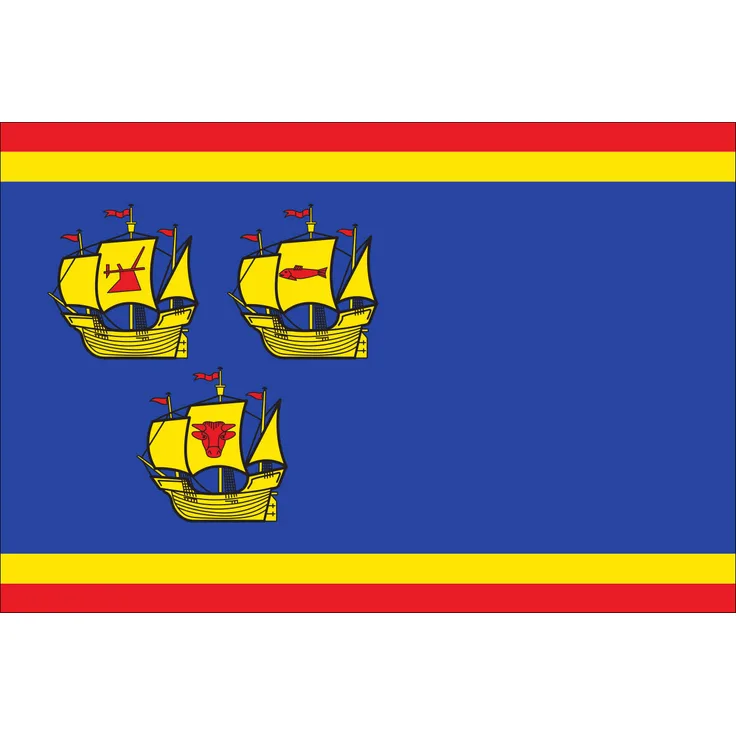 Flagge Nordfriesland Landkreis 120 g/m² ca. 200 x 335 cm