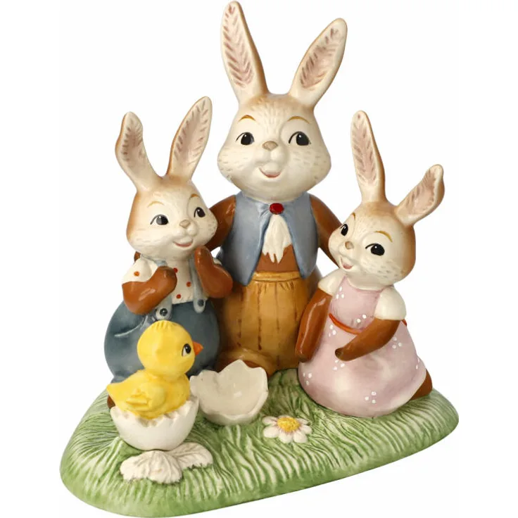 Goebel Dekofigur Kleine Überraschung, Osterhasen, Steingut, Bunt, 16 cm, 66844601
