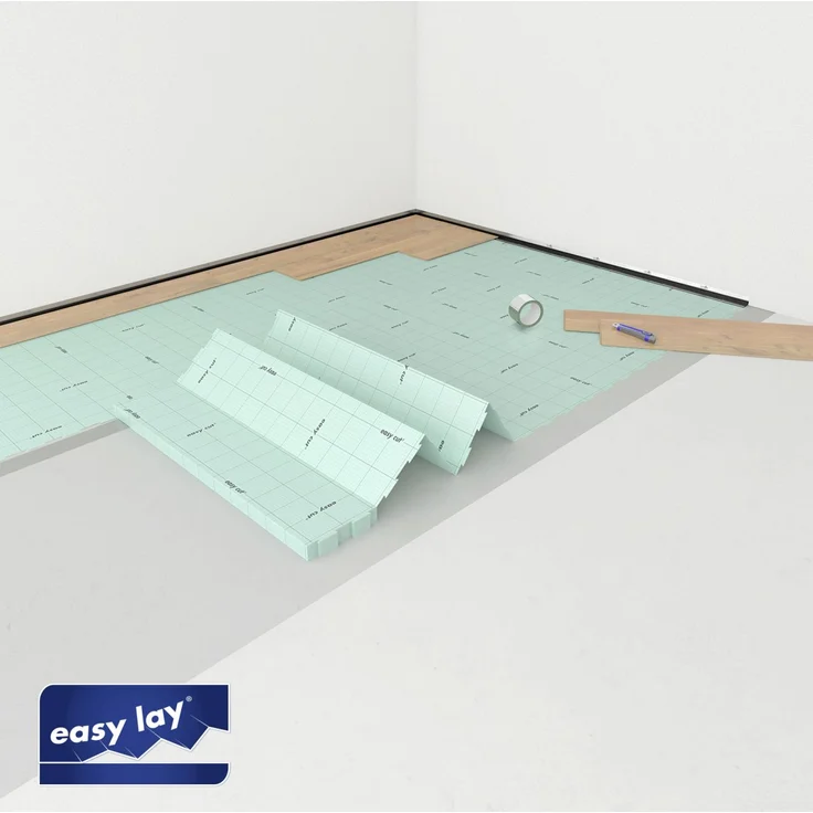 Selitac Dämmplatte Faltplatte 2,2 mm stark 1,25 m x 12 m, grün – Bild 5