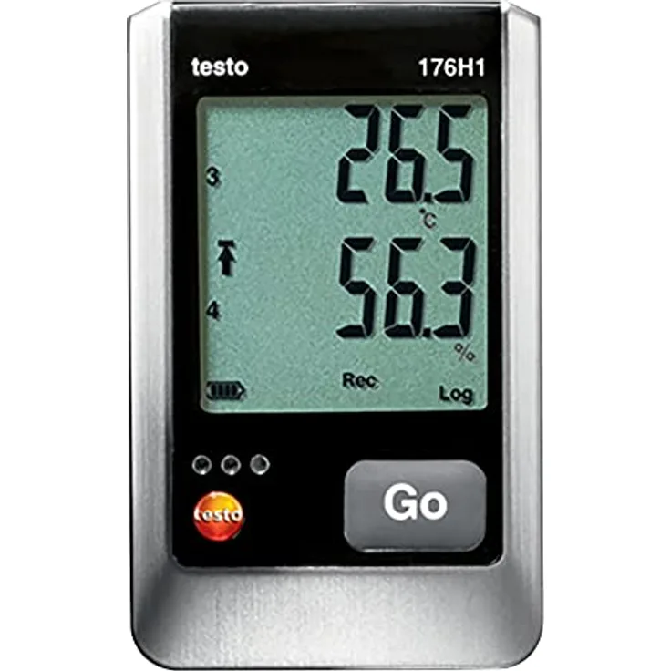 Testo 176 H1 Multi-Datenlogger Messgröße Temperatur, Luftfeuchtigkeit -40 bis 70°C 0 bis 100% rF